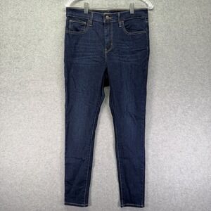 Levis 720 High Rise Super Skinny Jeans Womens 30 Blue Stretch Denim Casual